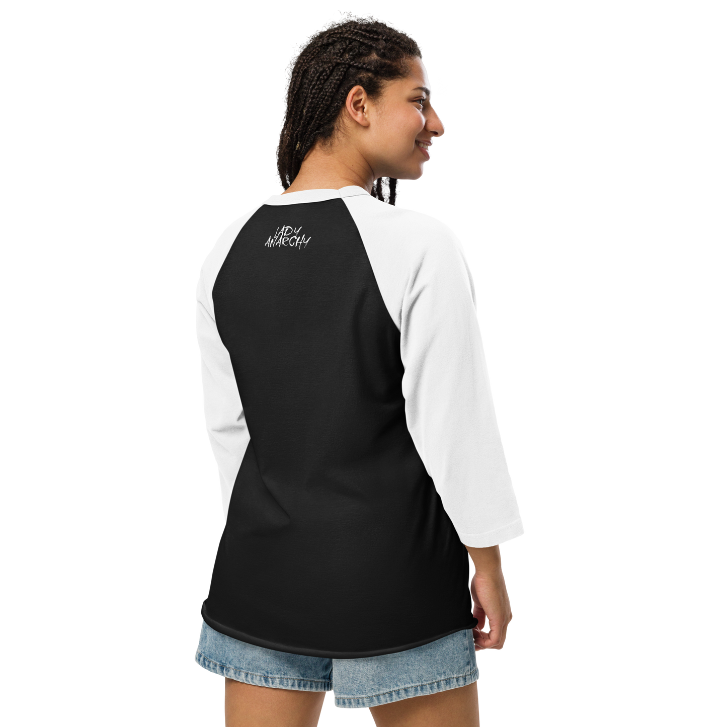 Unisex Raglan Shirt - Lady Anarchy