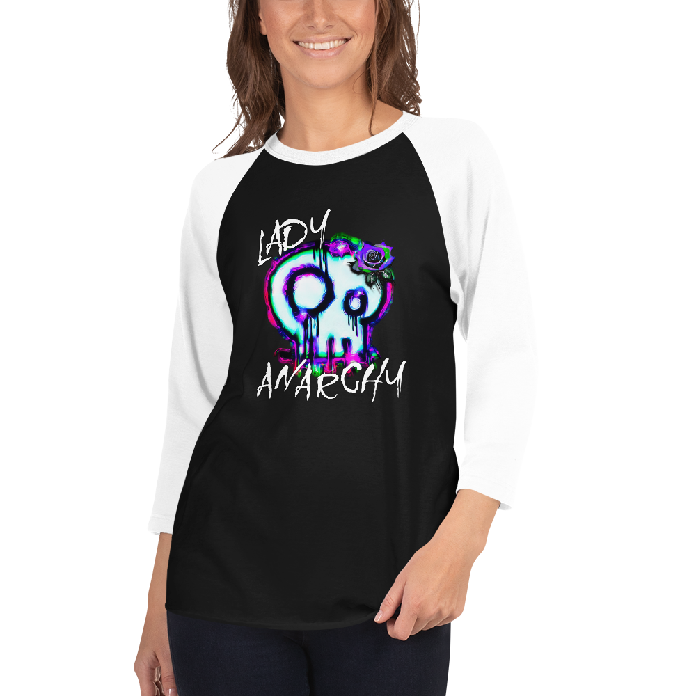 Unisex Raglan Shirt - Lady Anarchy