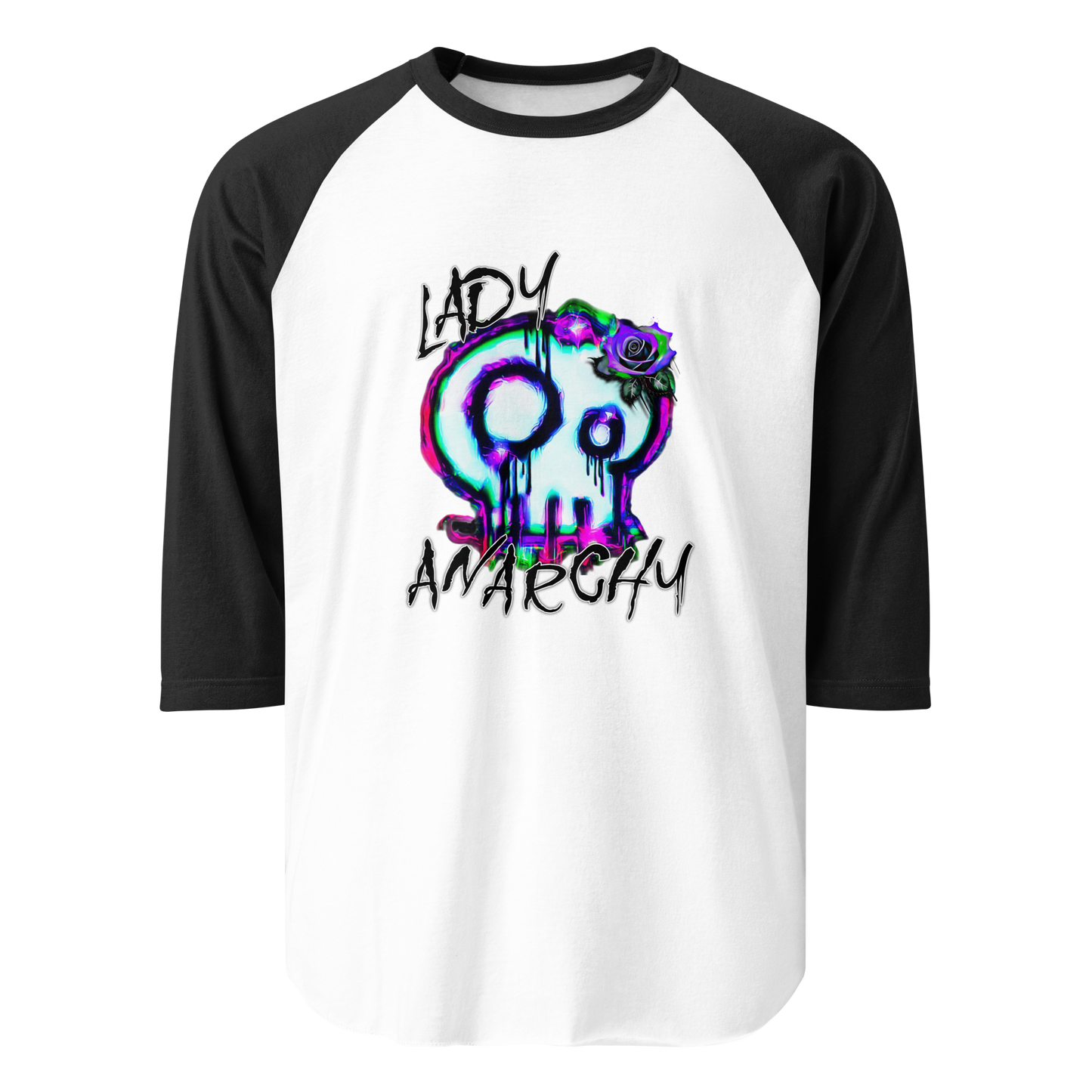 Unisex Raglan Shirt - Lady Anarchy