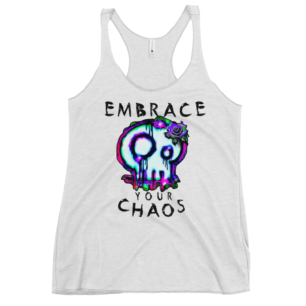Women's Racerback Tank - Embrace Your Chaos