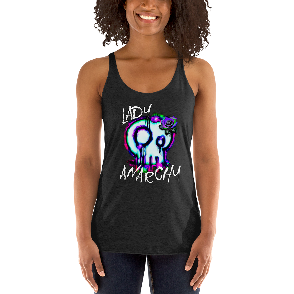 Women's Racerback Tank - Lady Anarchy