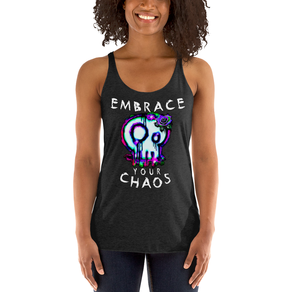 Women's Racerback Tank - Embrace Your Chaos
