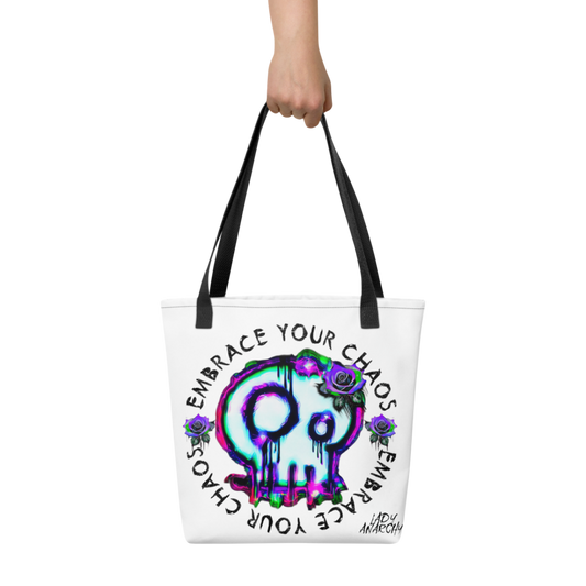 Tote Bag - Round Embrace Your Chaos