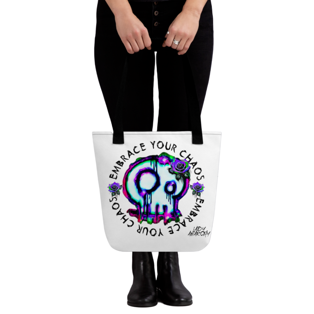 Tote Bag - Round Embrace Your Chaos