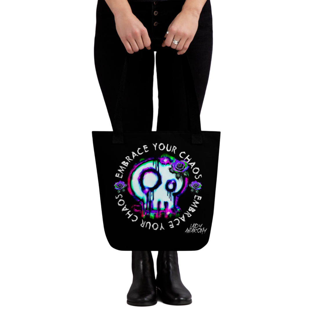 Tote Bag - Round Embrace Your Chaos