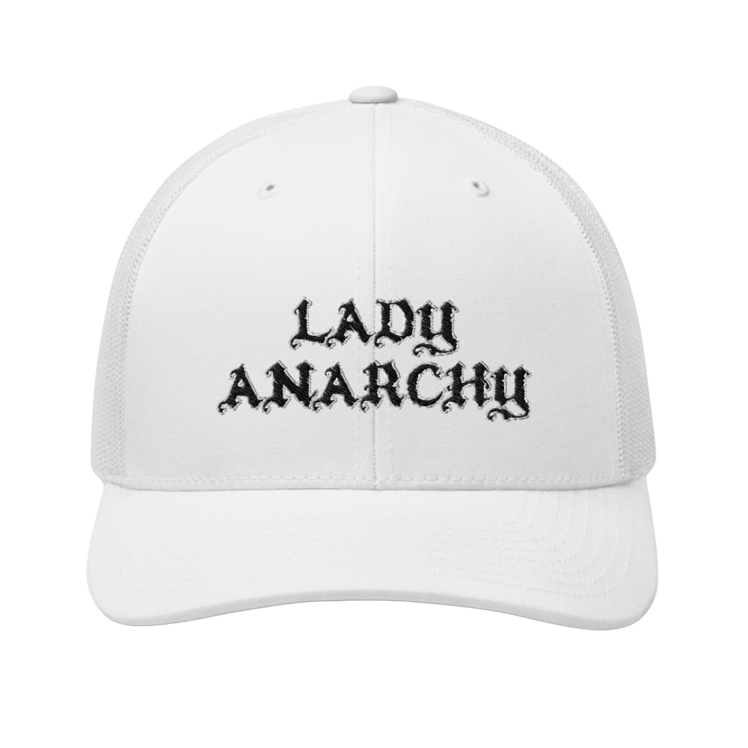 Embroidered Trucker Cap - Lady Anarchy