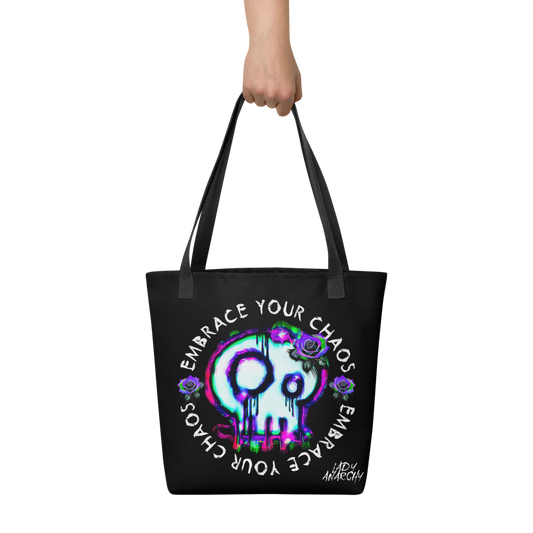 Tote Bag - Round Embrace Your Chaos
