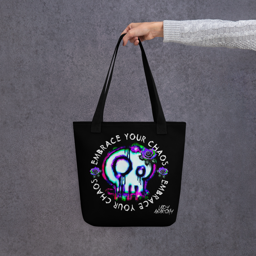 Tote Bag - Round Embrace Your Chaos