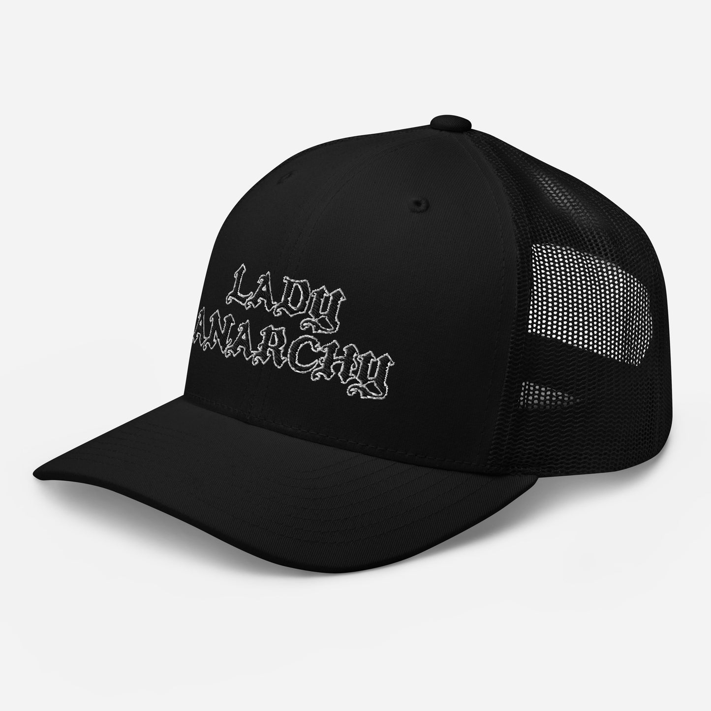 Embroidered Trucker Cap - Lady Anarchy