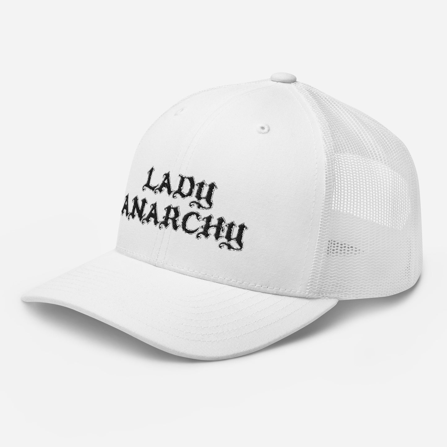 Embroidered Trucker Cap - Lady Anarchy