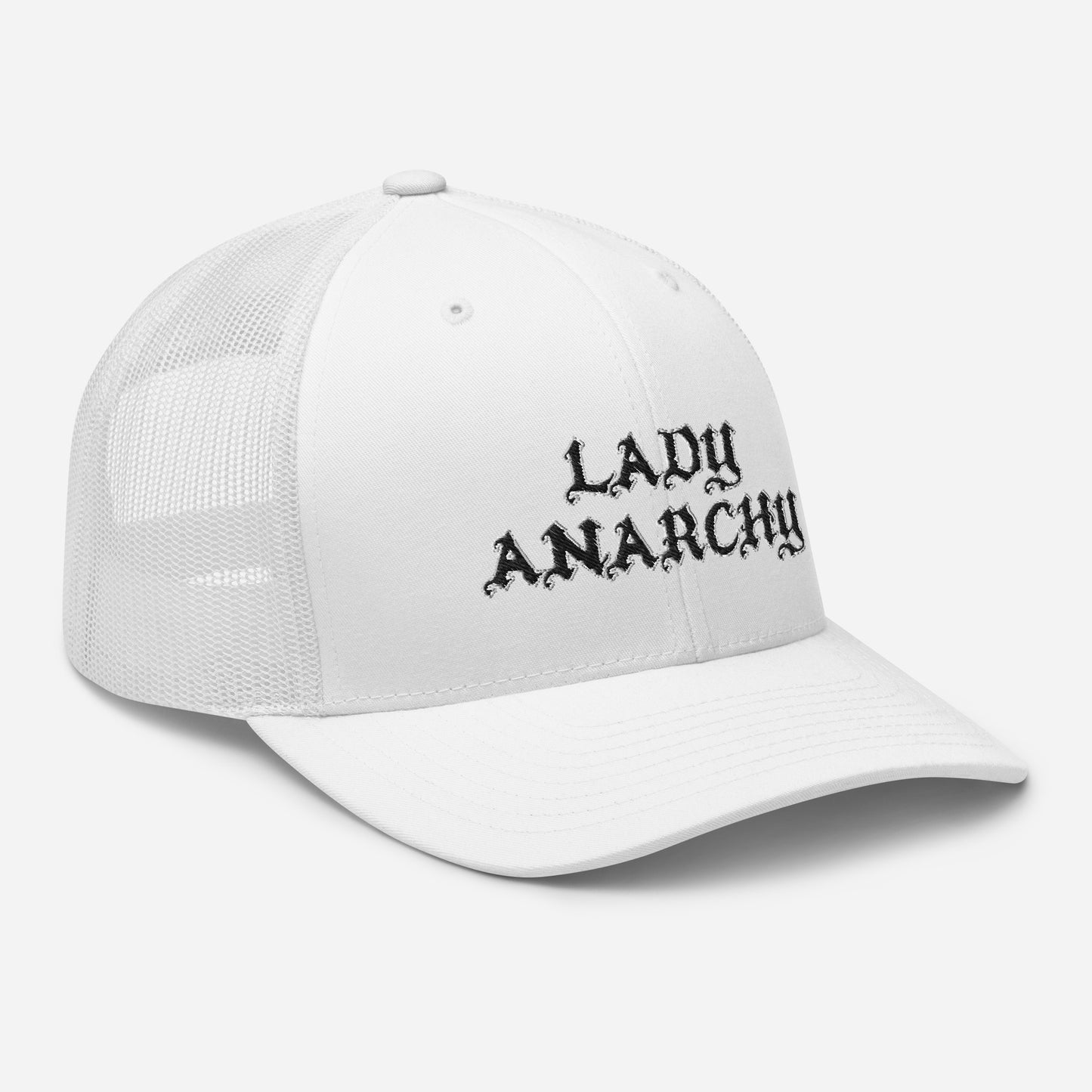Embroidered Trucker Cap - Lady Anarchy