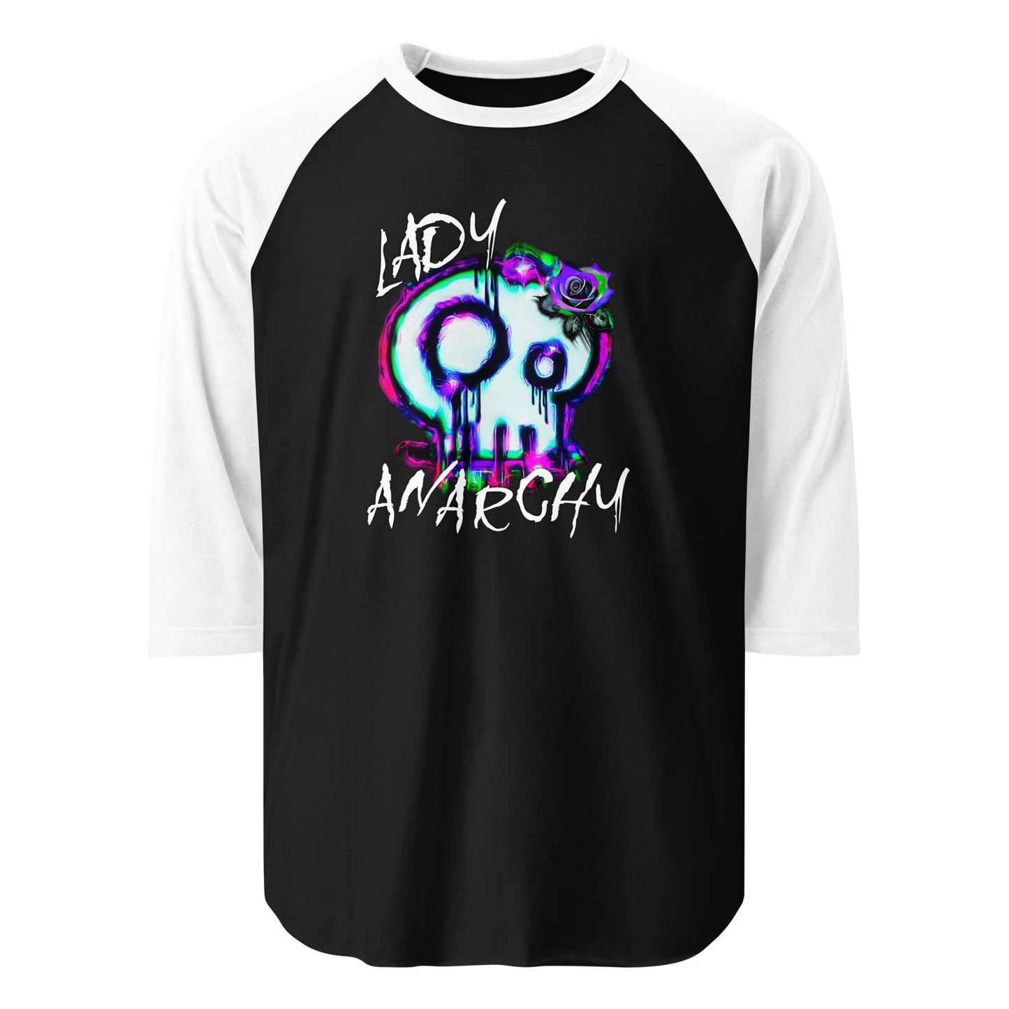 Unisex Raglan Shirt - Lady Anarchy
