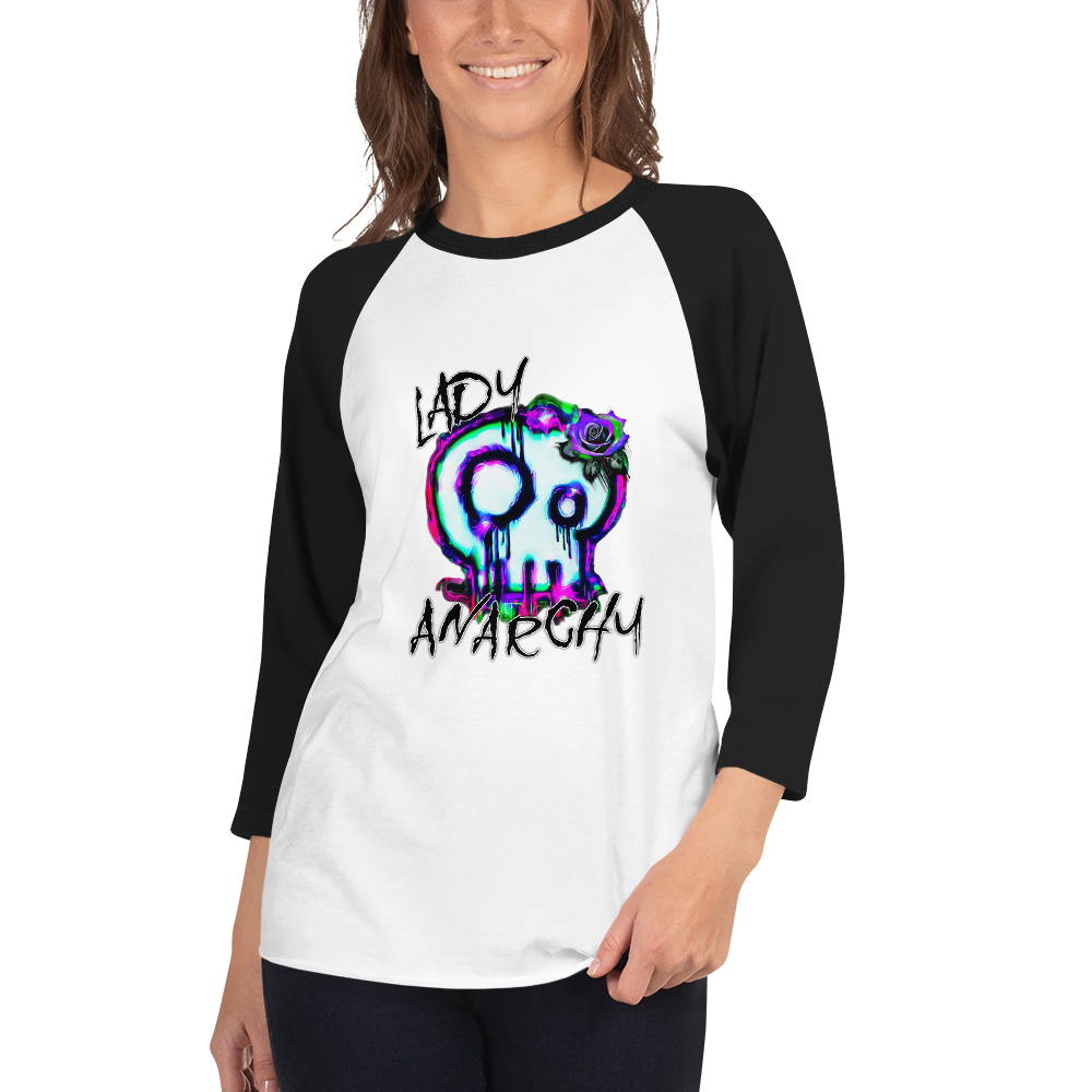 Unisex Raglan Shirt - Lady Anarchy