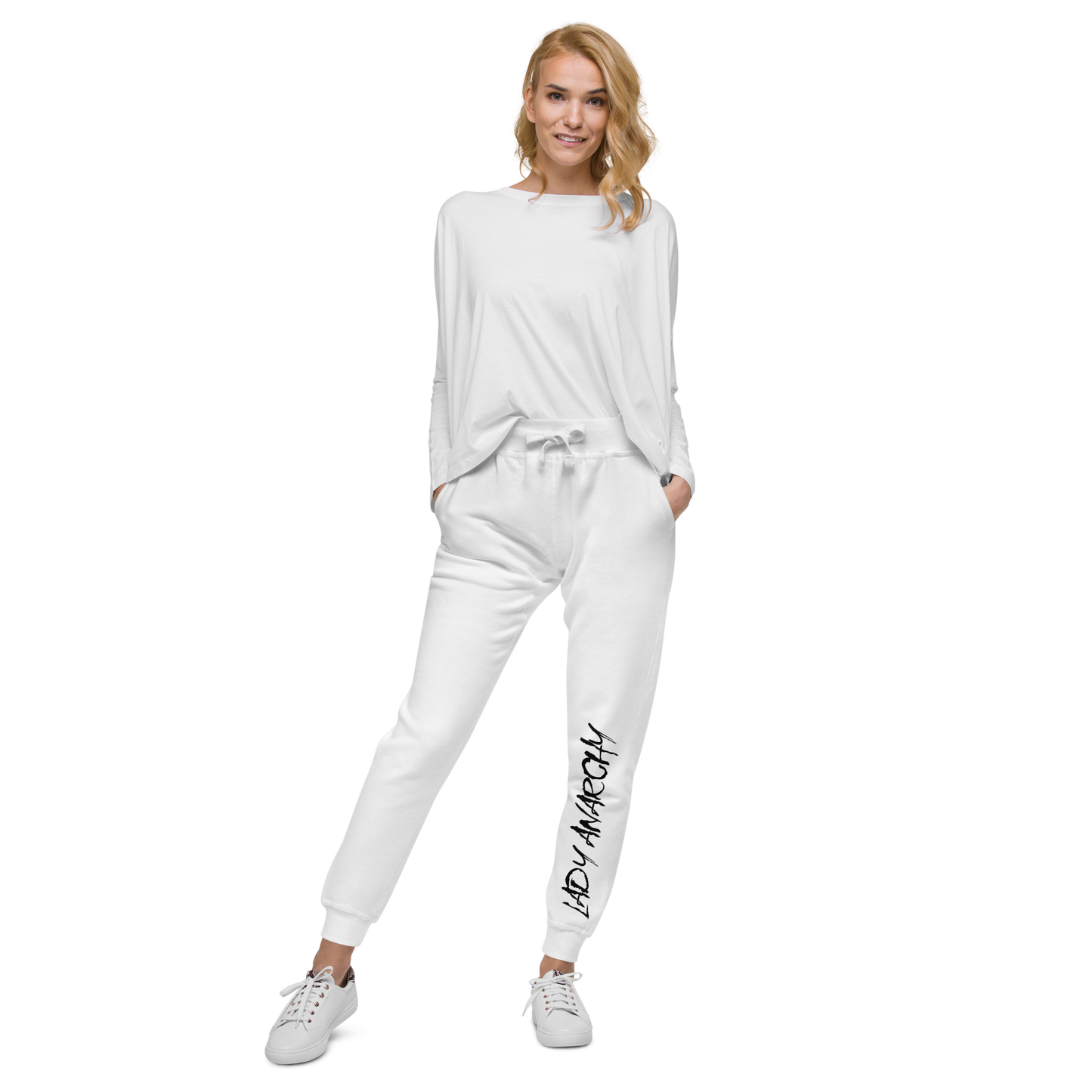 Unisex Fleece Sweatpants - Lady Anarchy