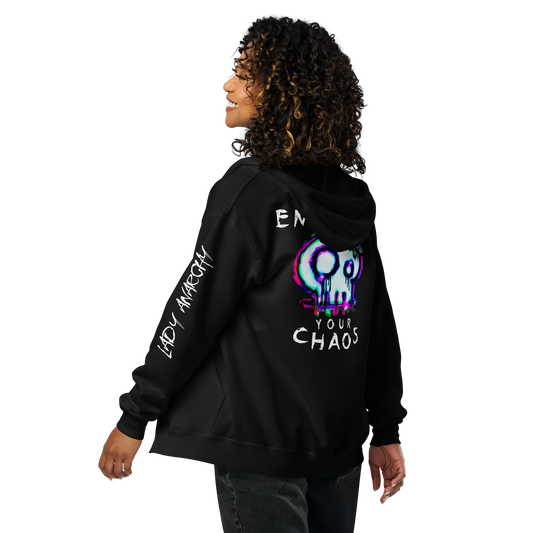 Unisex Heavy Blend Zip Hoodie - Embrace Your Chaos