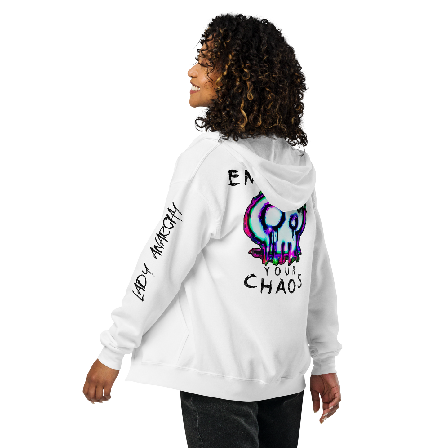 Unisex Heavy Blend Zip Hoodie - Embrace Your Chaos
