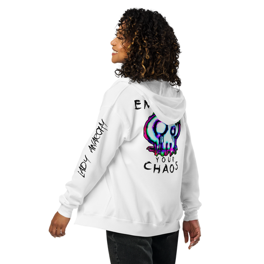 Unisex Heavy Blend Zip Hoodie - Embrace Your Chaos