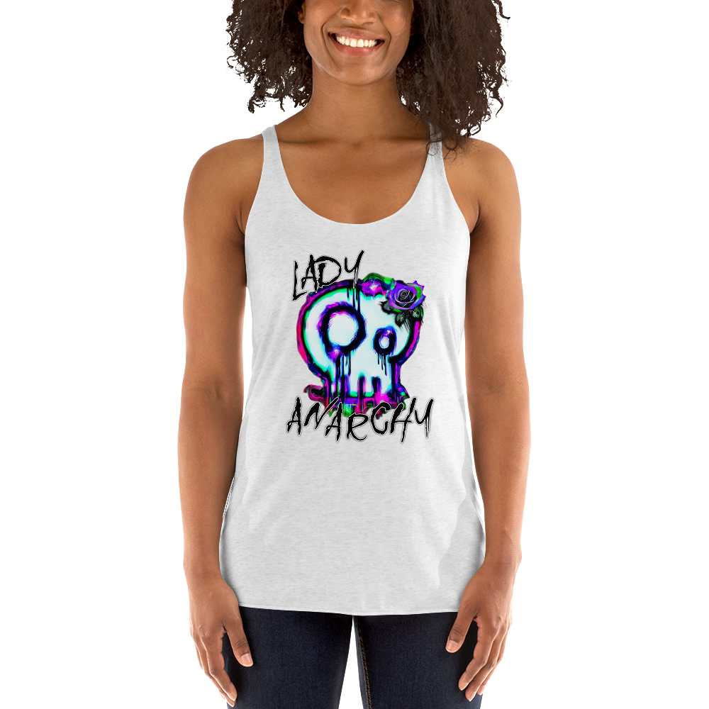 Women's Racerback Tank - Lady Anarchy