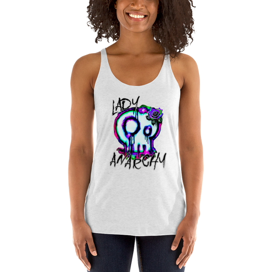 Women's Racerback Tank - Lady Anarchy