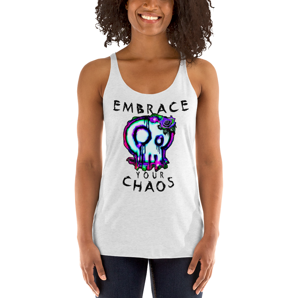 Women's Racerback Tank - Embrace Your Chaos