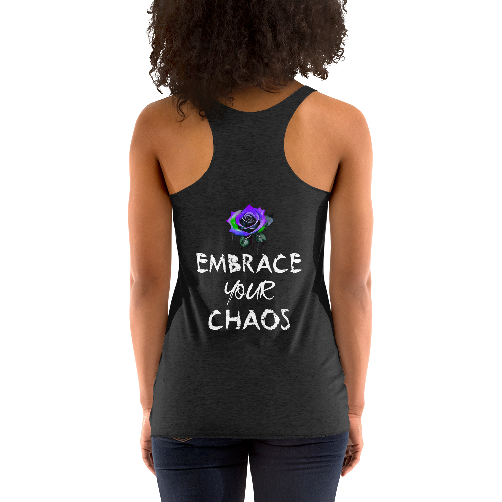 Women's Racerback Tank - Lady Anarchy
