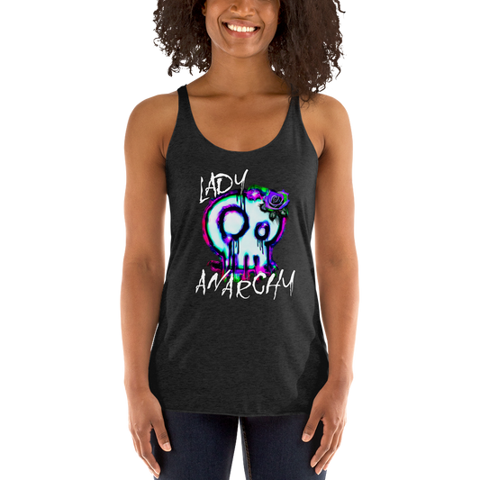 Women's Racerback Tank - Lady Anarchy