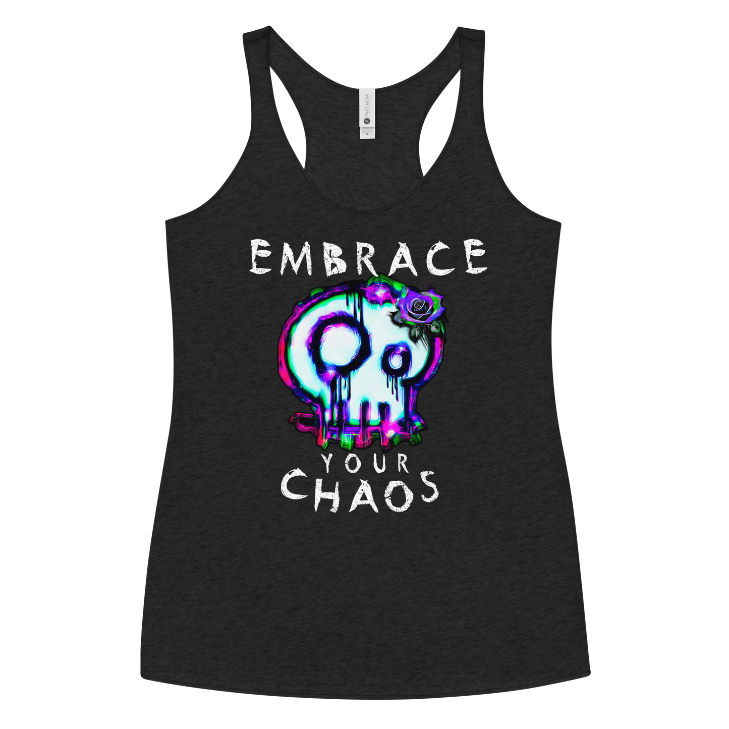 Women's Racerback Tank - Embrace Your Chaos